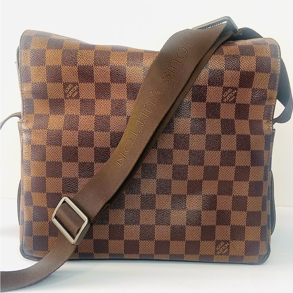 LOUIS VUITTON NAVIGLIO DAMIER EBENE FRANCE 2010 EUC PRISTINE - Picture 2 of 13